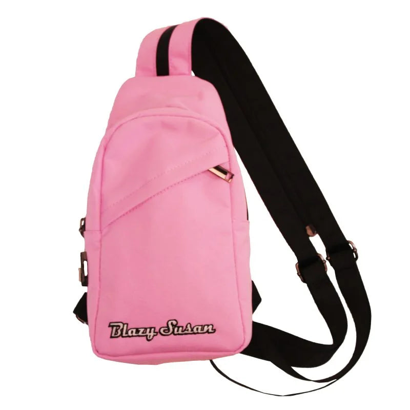 Blazy Susan Smell-Proof Cross Body Pink - Wild Leaf