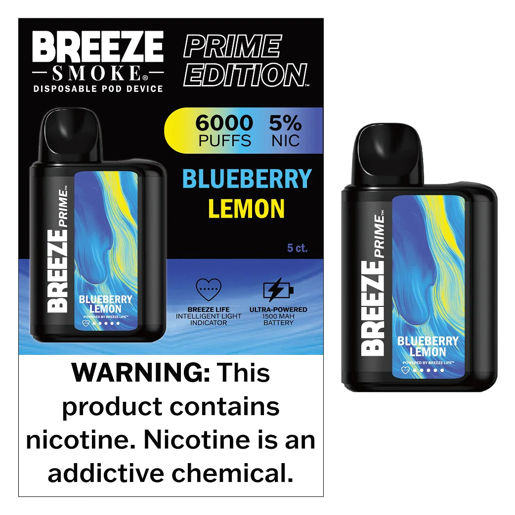 Breeze Mesh Disposable Vape | PRIME Edition | 2000 Puffs - Wild Leaf