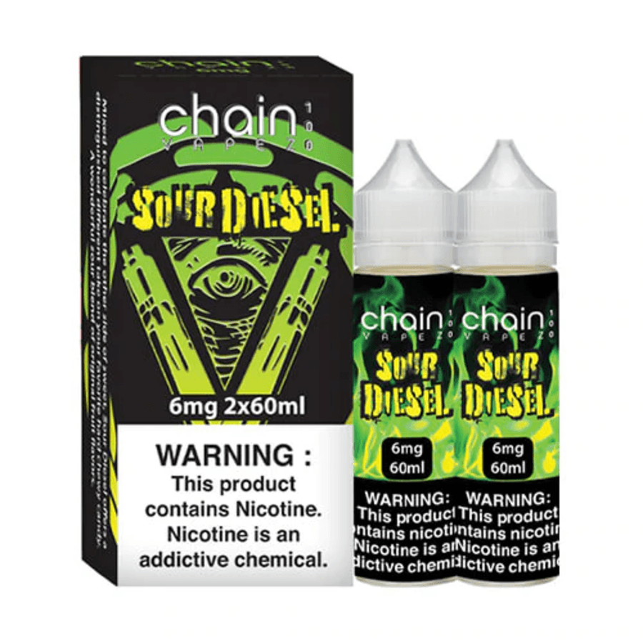 Chain Vapez Vape Juice Sour Diesel (Single Bottle) Wild Leaf