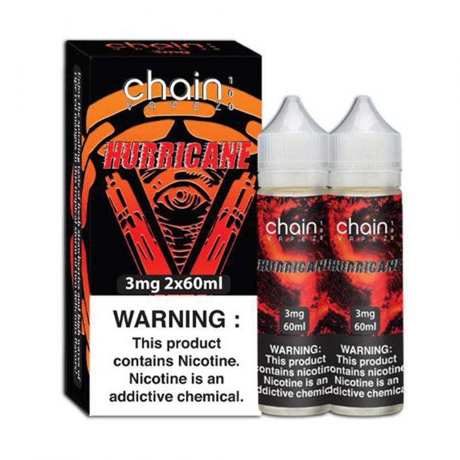 Chain Vapez Vape Juice Hurricane (Single Bottle) Wild Leaf