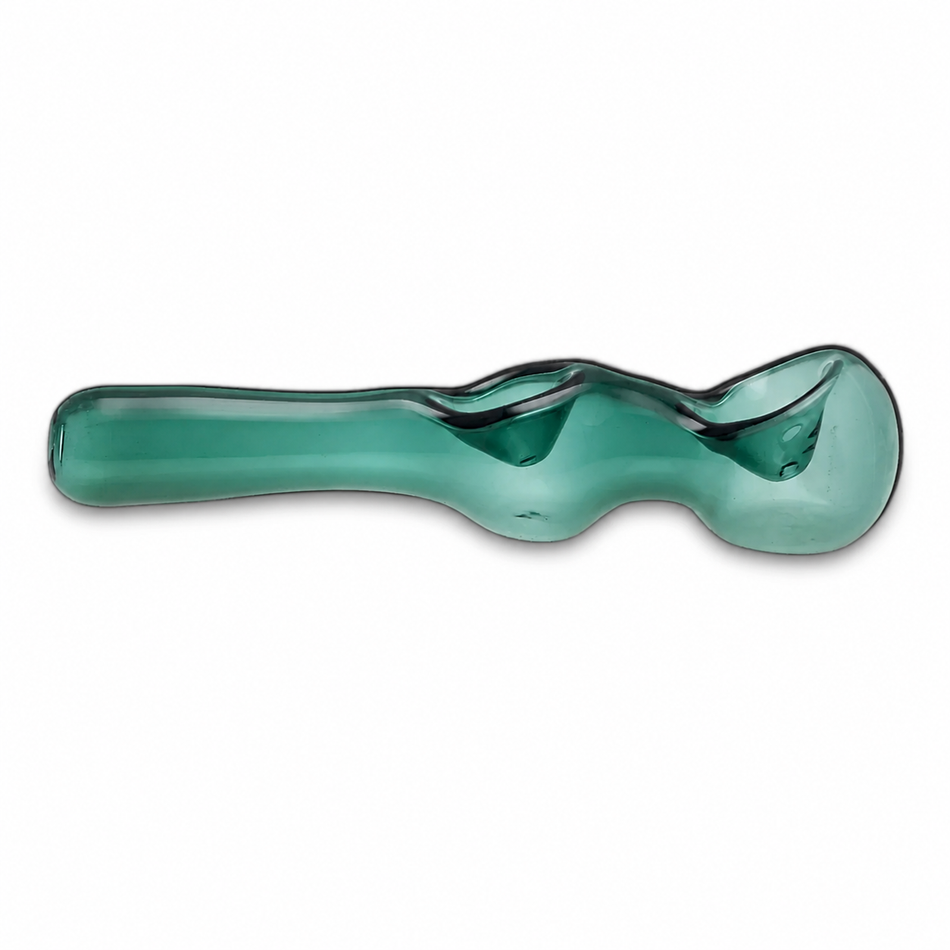 Jelly Fish Glass | Double-Bowl Pink Spoon