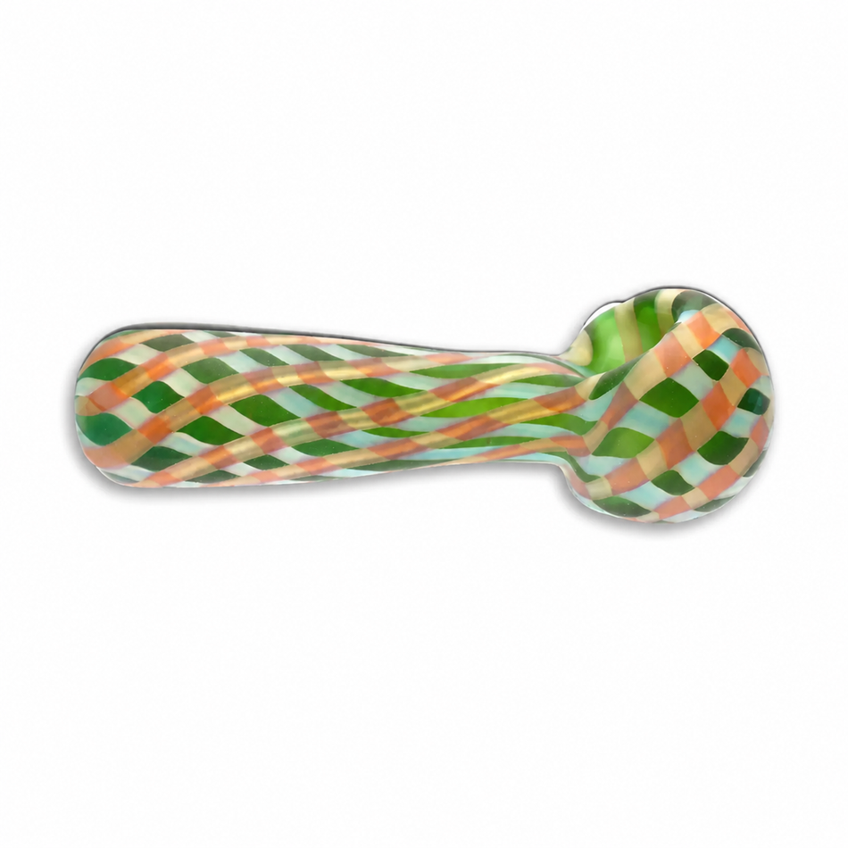 Jelly Fish Glass | Lines in the Sand Frosted Wave Spoon