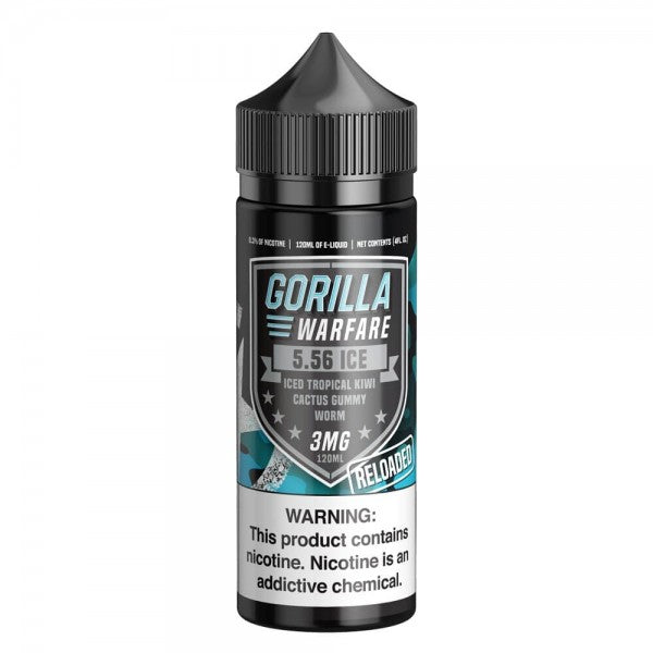 Gorilla Warfare Vape Juice | 5.56 Reloaded Ice