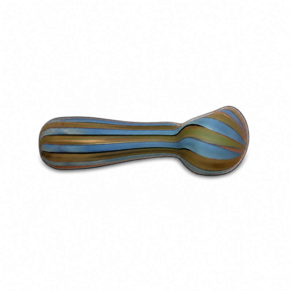 Jelly Fish Glass | Mine Blasting Frosted Stripe Spoon