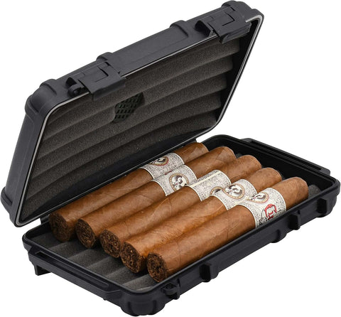 Cigar Caddy Protective Travel Humidor Case
