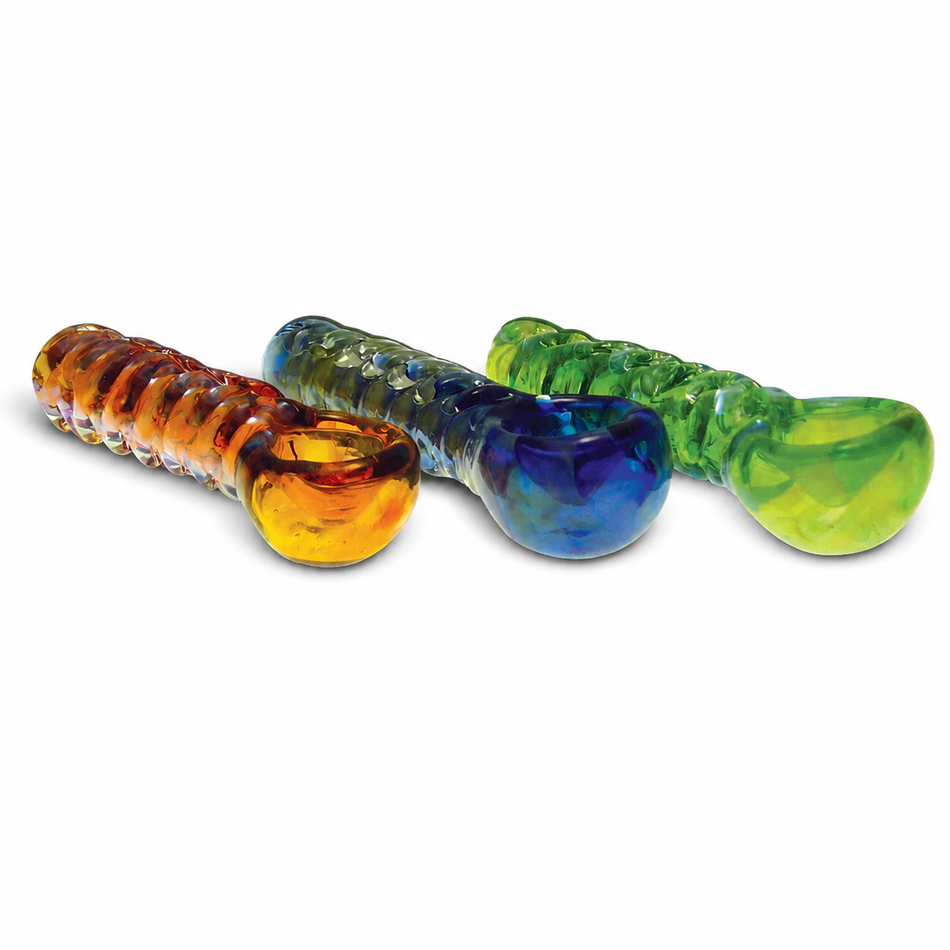 Jelly Fish Glass | Teenie Weenie Rasta Twist Spoon