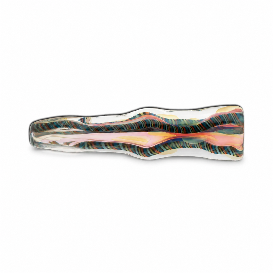 Jelly Fish Glass | I/O Latty Wig Wag Flat-Mouth Chillum