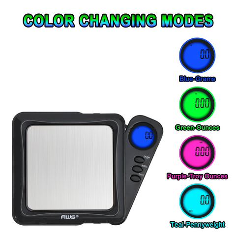 AWS Blade 1KG Black Digital Pocket Scale
