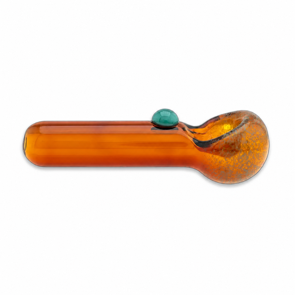 Jelly Fish Glass | Frit Head Marble Spoon