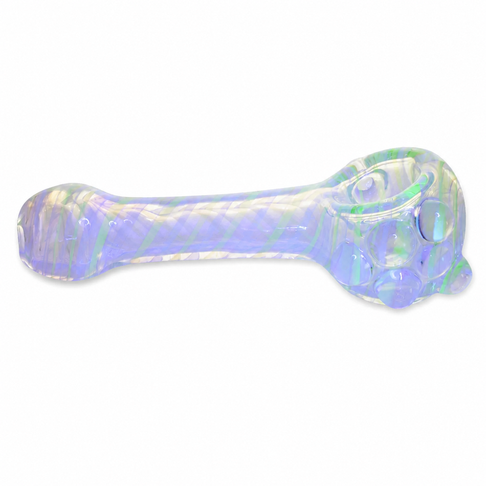Jelly Fish Glass | Groovy UV Triple-Marble Spoon