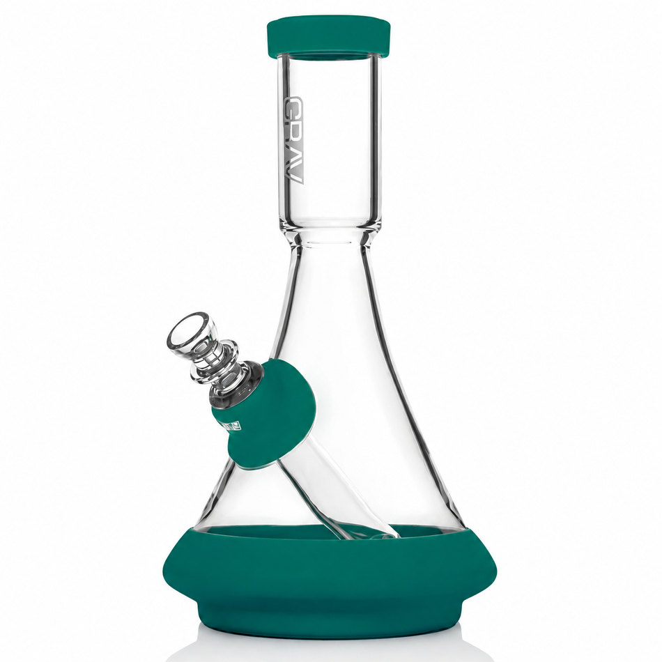 GRAV Deco Silicone Beaker Bong – Dark Teal