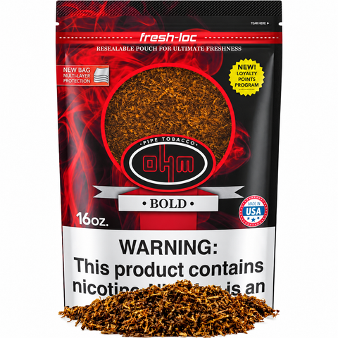 OHM Bold Pipe Tobacco 1lb