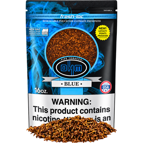 OHM Blue Pipe Tobacco 1lb