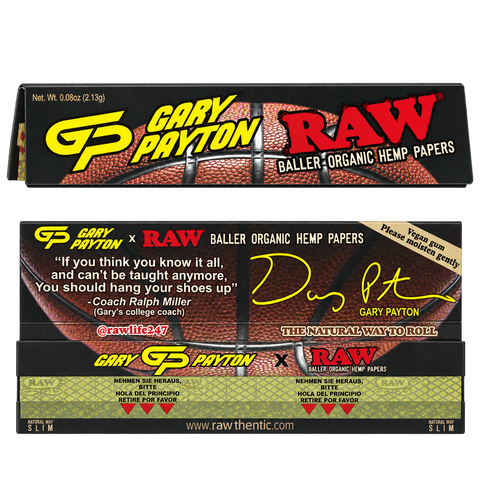 RAW Gary Payton Organic King Size Slim Rolling Papers