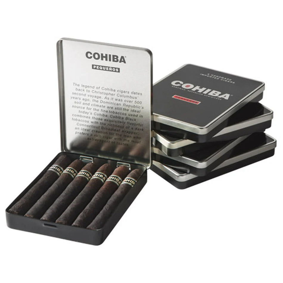 Cohiba Black Pequeno 6 Pack (4 3/16 x 36)