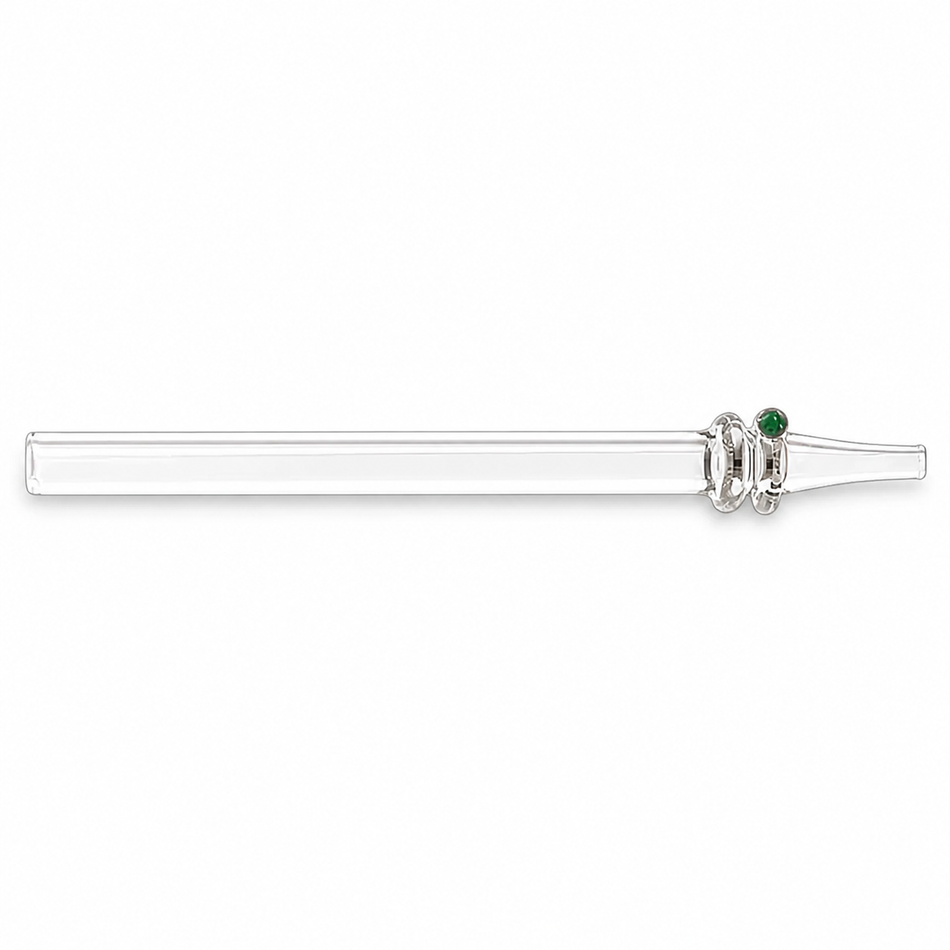 Jelly Fish Glass | Clear Maria Marble Dab Straw