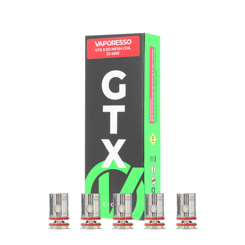 Vaporesso GTX 0.3Ω Mesh Coils 5 Pack