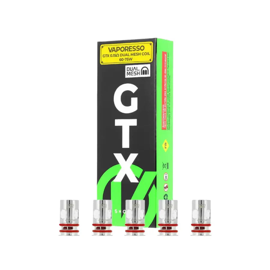 Vaporesso GTX 0.15Ω Mesh Coils 5 Pack