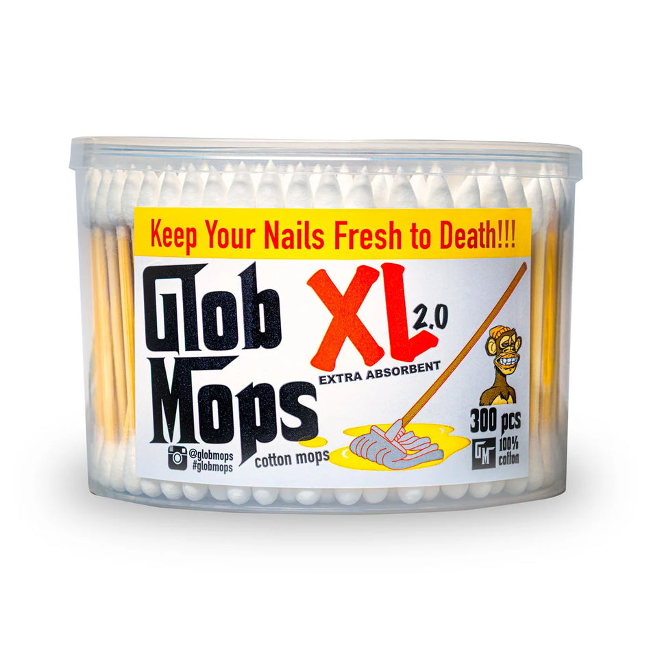 Glob Mops XL 2.0 Cotton Cleaning Swabs (300 Count)