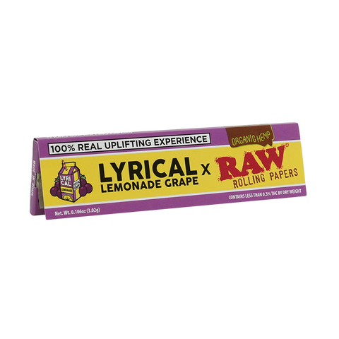 RAW Lyrical Lemonade Rolling Papers