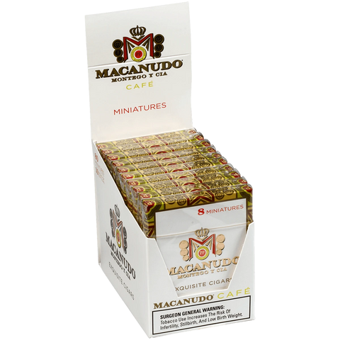 Macanudo Café Miniatures 3.75x24 Cigarillos (8 Count Tin)