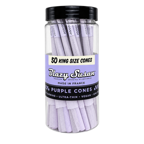Blazy Susan Purple King Size Pre-Rolled Cones (50 Count)