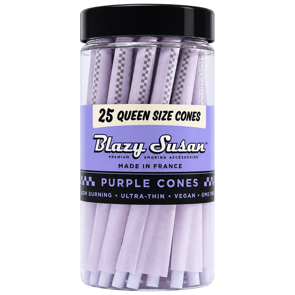 Blazy Susan Purple Queen Size Pre-Rolled Cones (25 Count)