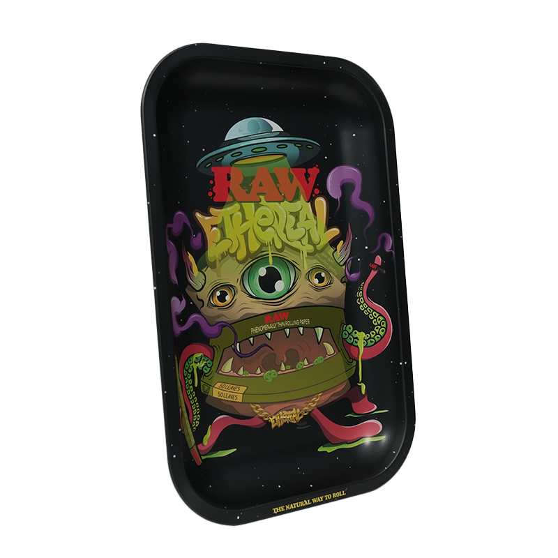 RAW Medium Rolling Tray | Ethereal Monster