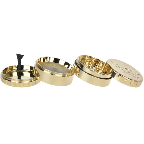RAW Ethereal Gold-Plated 4-Piece Grinder