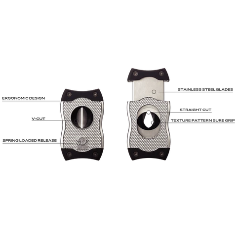 Colibri SV-Cut Two-in-One Cigar Cutter