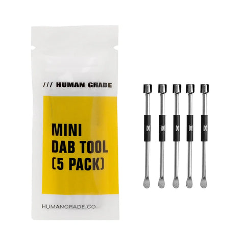 Human Grade Stainless Steel Dab Tool 5 Pack