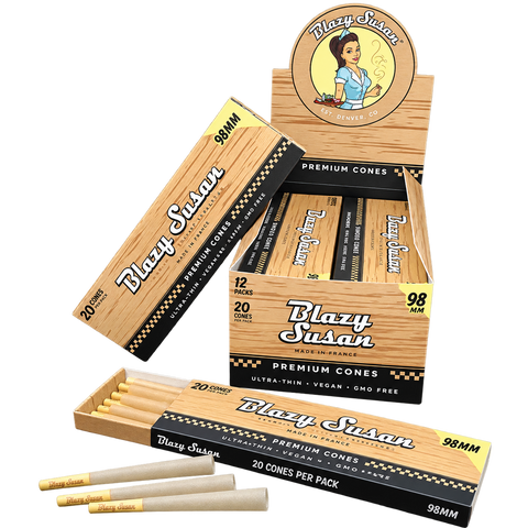 Blazy Susan 98mm Pre-Rolled Cones (20 Count)