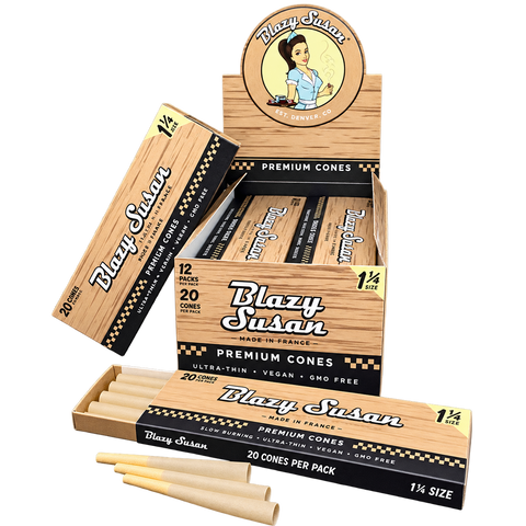 Blazy Susan 1 1/4 Pre-Rolled Cones (20 Count)