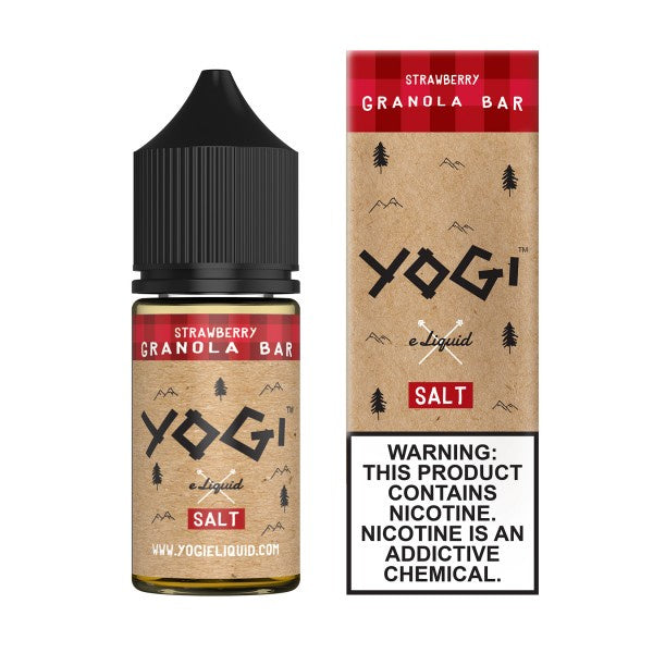 Yogi Salt Nic Juice | Strawberry Granola Bar