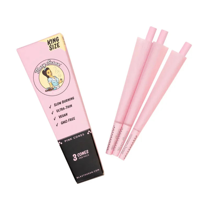 Blazy Susan | Pink Cones | King Size - Wild Leaf