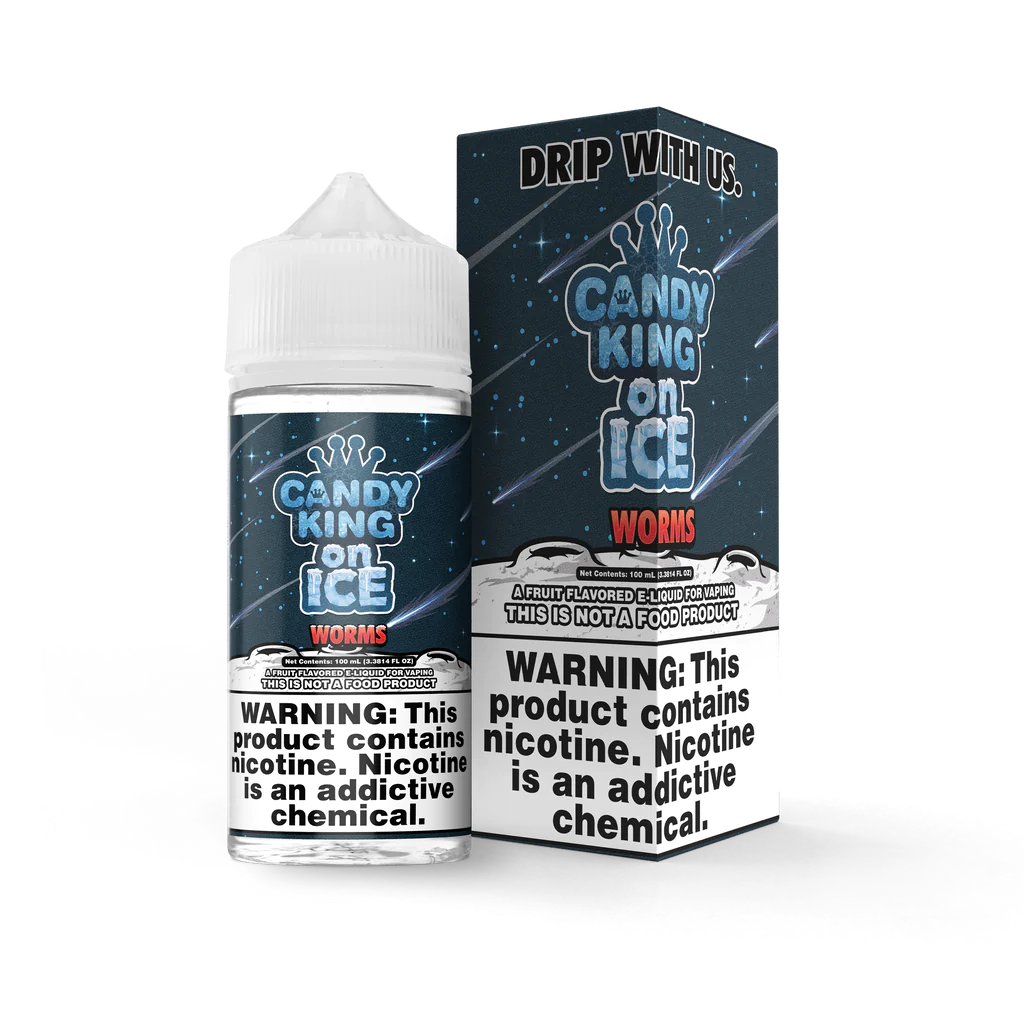 Candy King Vape Juice | Worms On Ice - Wild Leaf