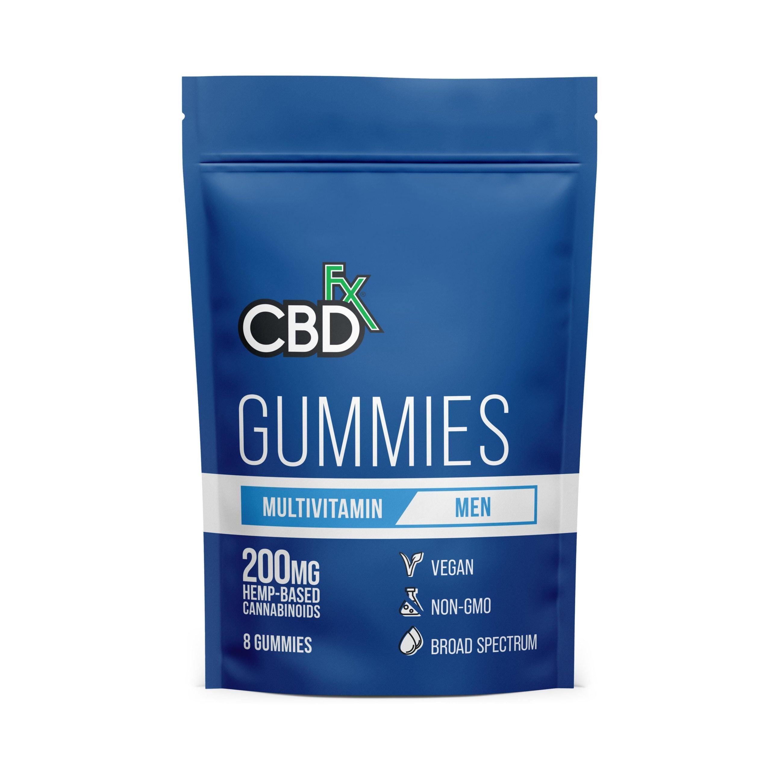 CBDfx | CBD Vitamin Gummies 8ct | Men's Multi - Wild Leaf