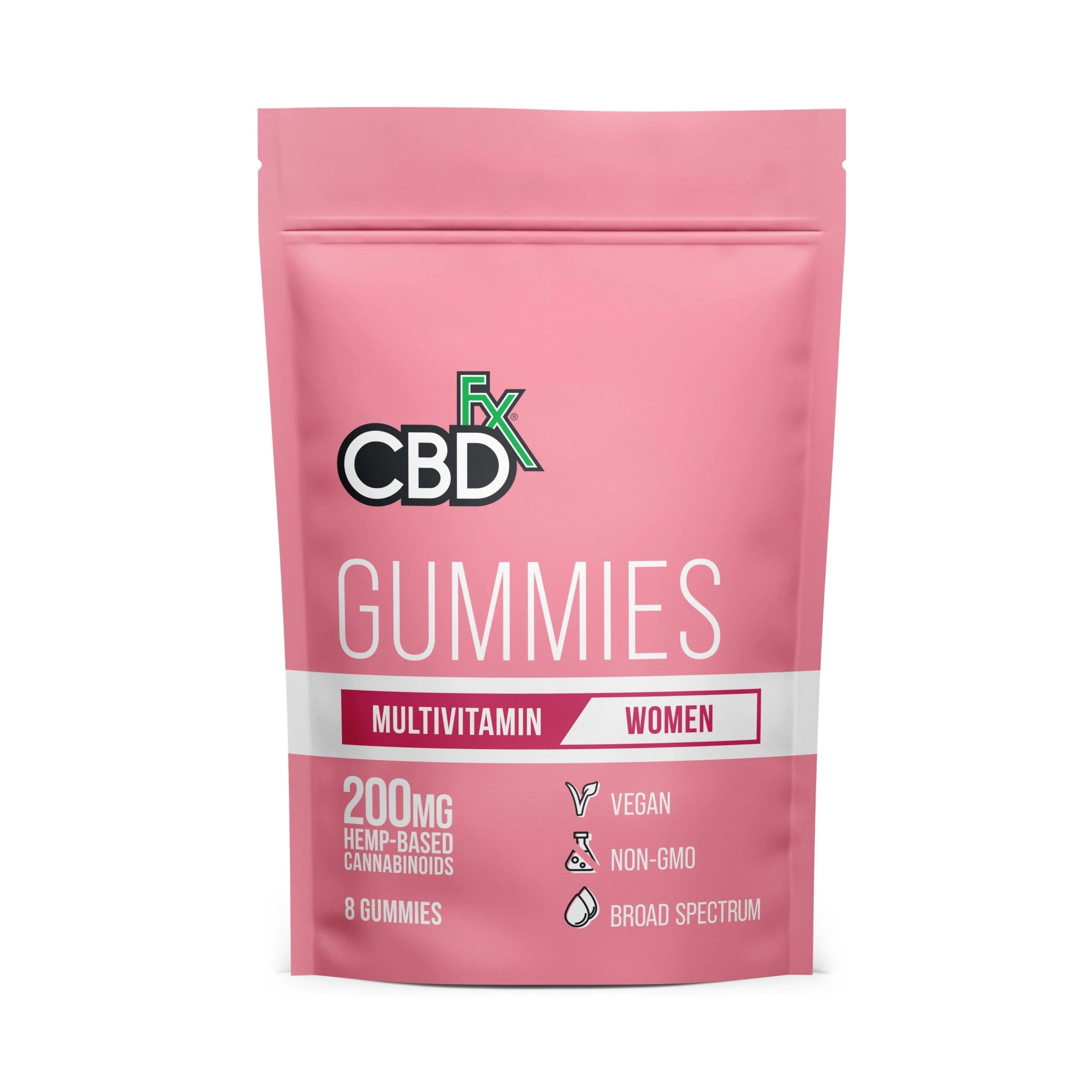 CBDfx | CBD Vitamin Gummies 8ct | Women's Multi - Wild Leaf