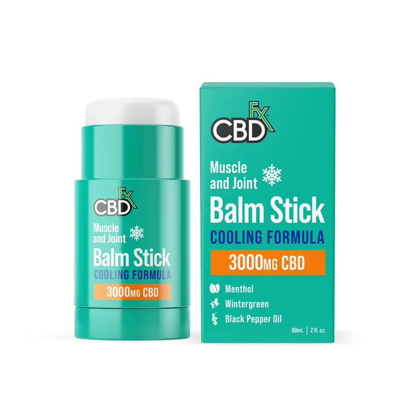 CBDfx | Muscle & Joint Cooling Balm Stick | 3000mg - Wild Leaf