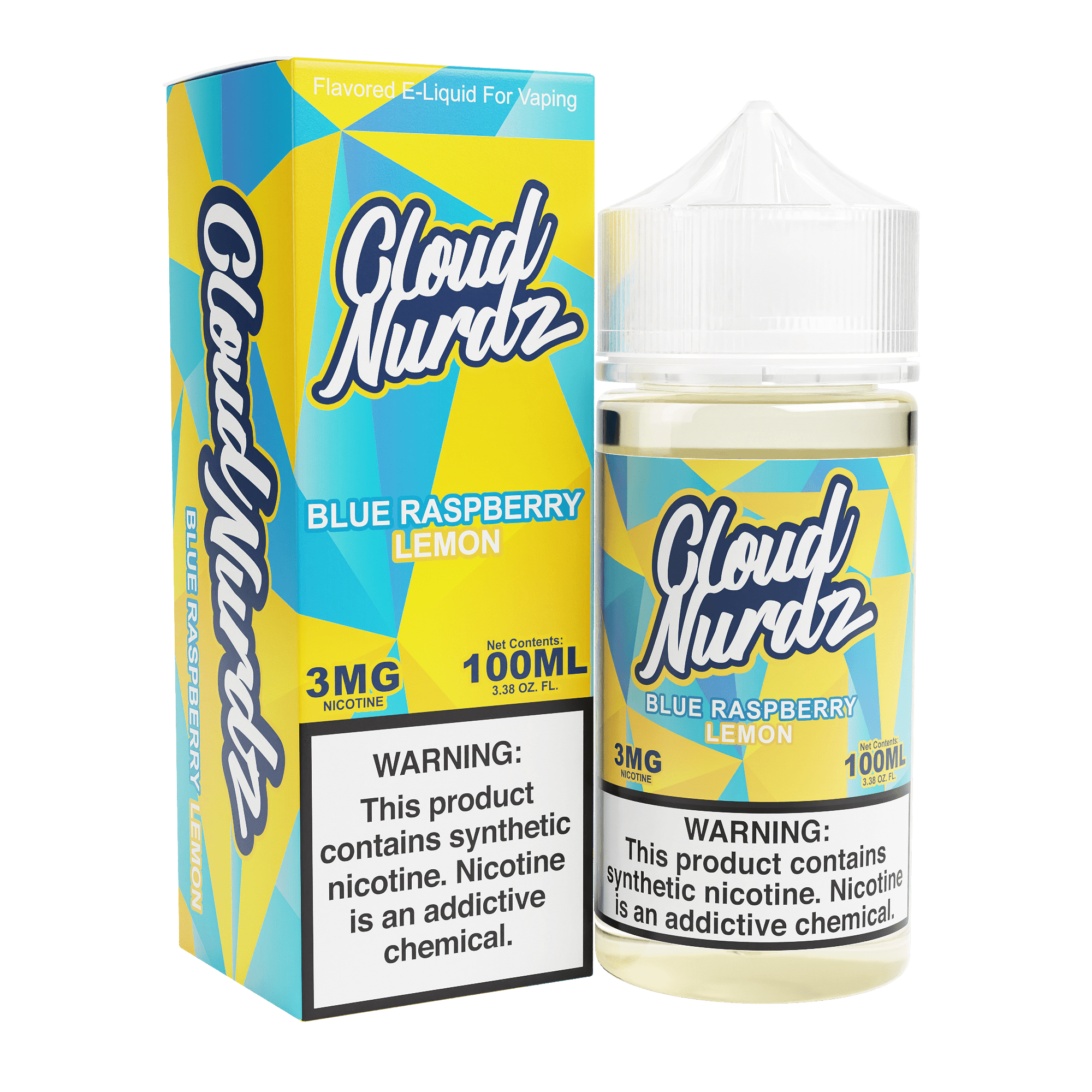 Cloud Nurdz Vape Juice | Blue Raspberry Lemon - Wild Leaf