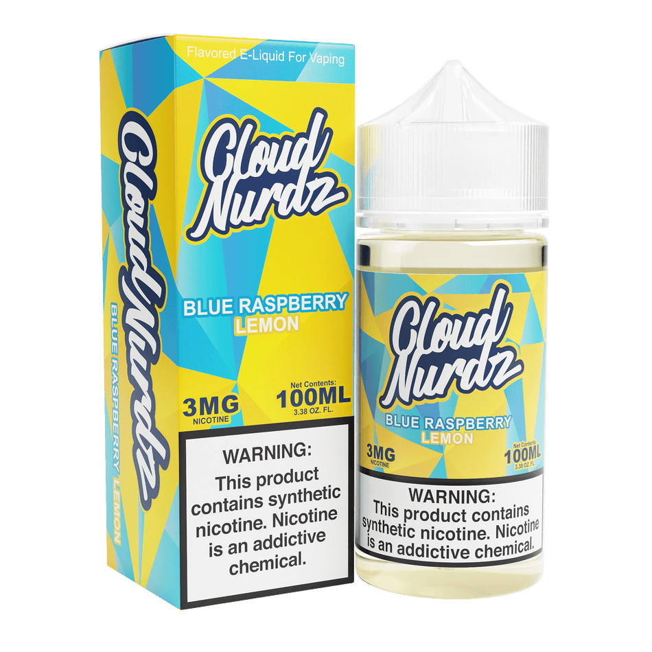 Cloud Nurdz Vape Juice | Blue Raspberry Lemon - Wild Leaf