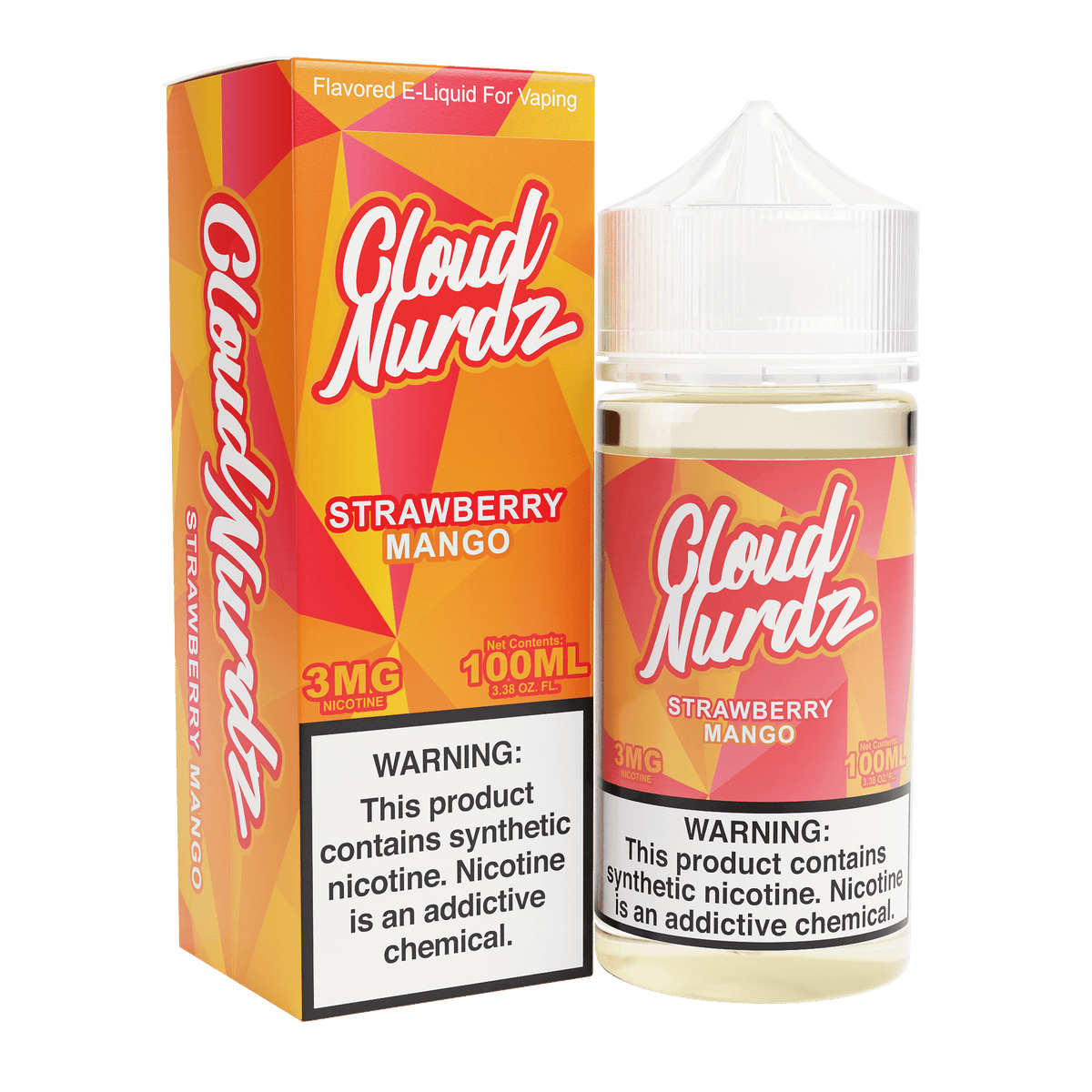 Cloud Nurdz Vape Juice | Strawberry Mango - Wild Leaf