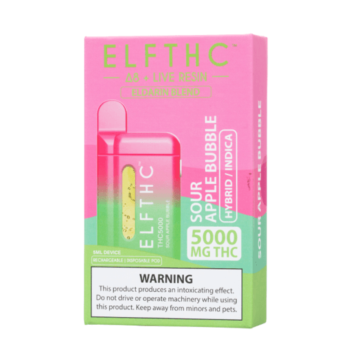 ELFTHC | Eldarin Disposable | Sour Apple Bubble - Wild Leaf