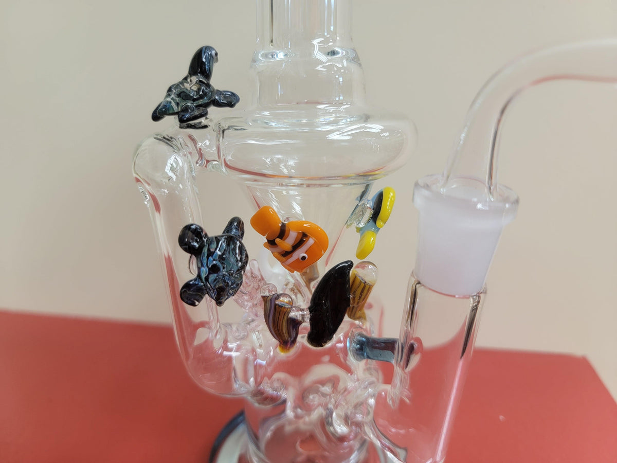 Empire Glass Mini Recycler Kit | East Australian Current - Wild Leaf