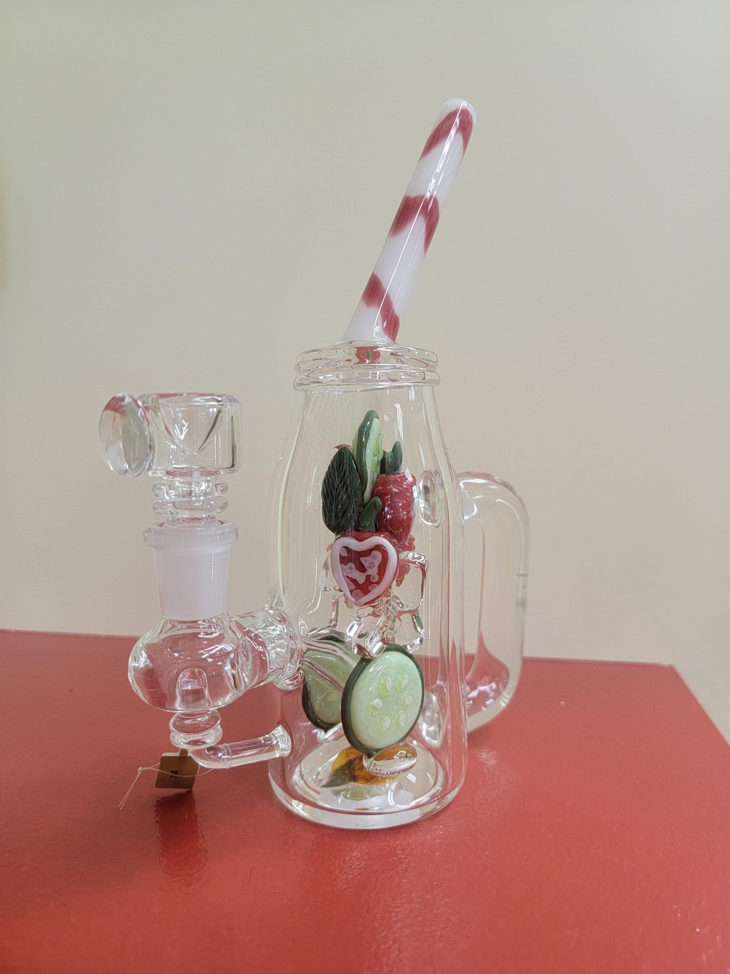 Empire Glass Mini Rig Kit | Strawberry Cucumber Detox - Wild Leaf