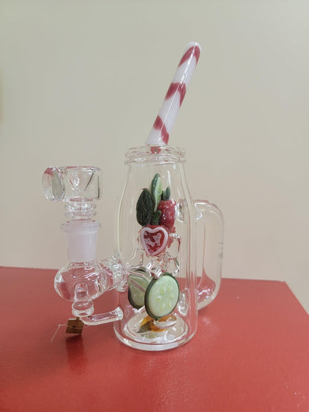 Empire Glass Mini Rig Kit | Strawberry Cucumber Detox - Wild Leaf