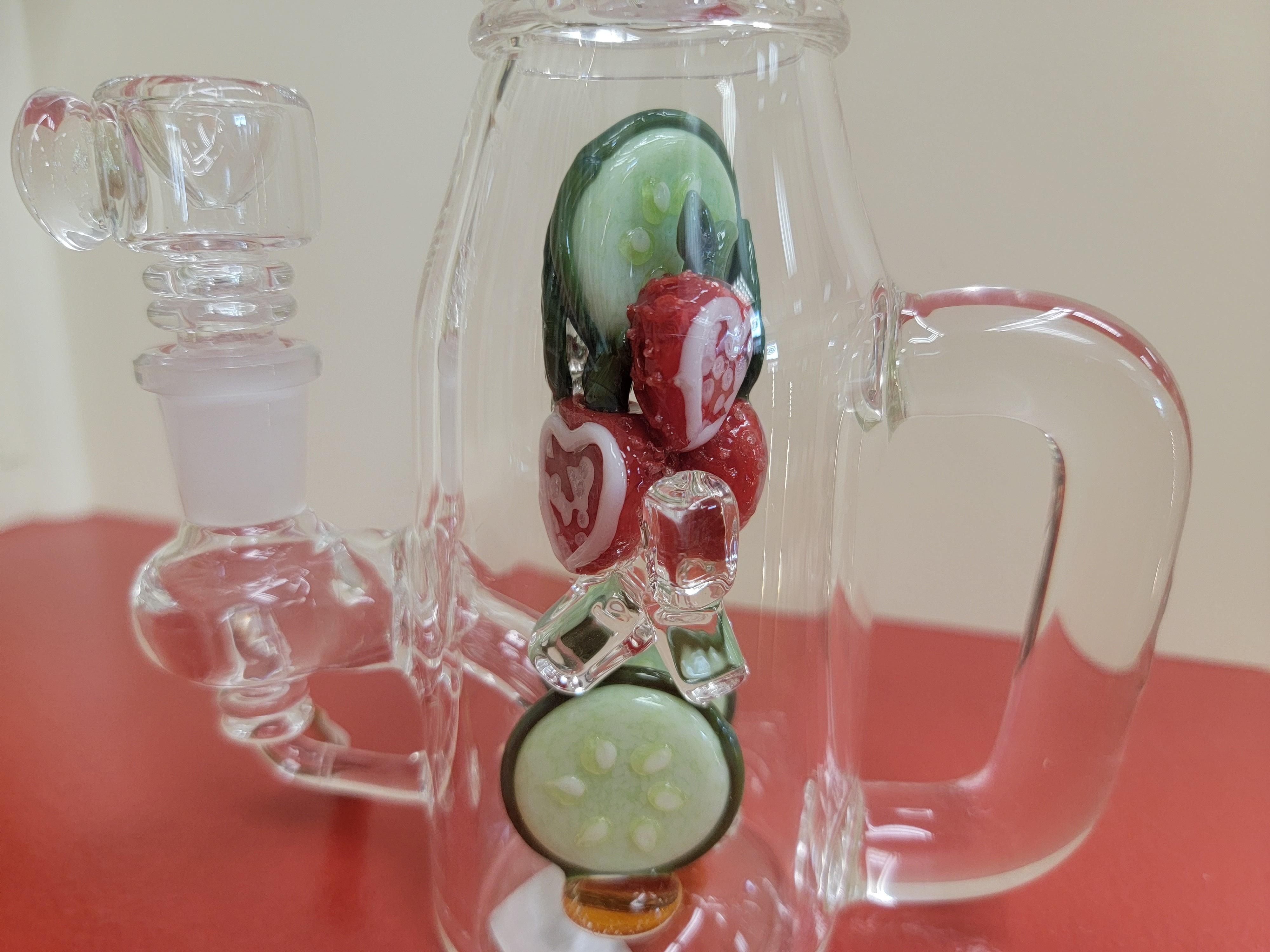 Empire Glass Mini Rig Kit | Strawberry Cucumber Detox - Wild Leaf