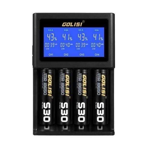 Golisi | Charger S4 Smart Charger | 4 Bay - Wild Leaf