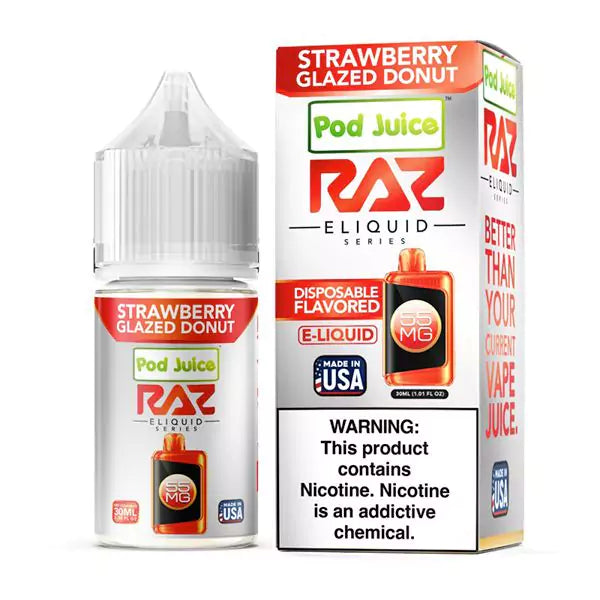 Pod Juice X RAZ Salts | Strawberry Glazed Donut