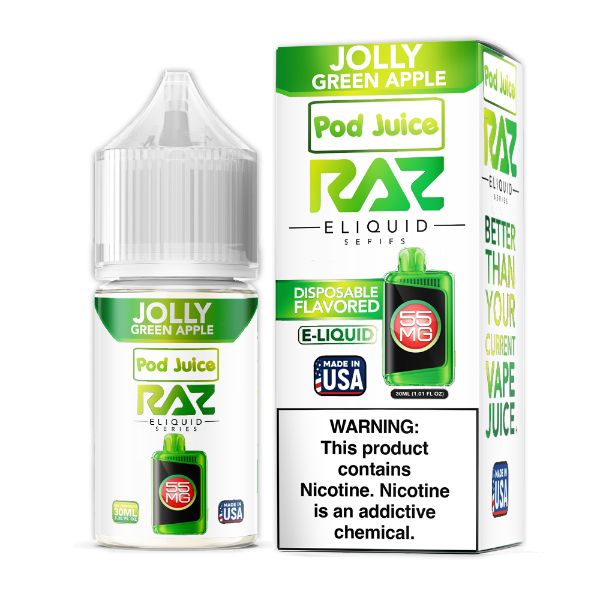 Pod Juice X RAZ Salts | Jolly Green Apple